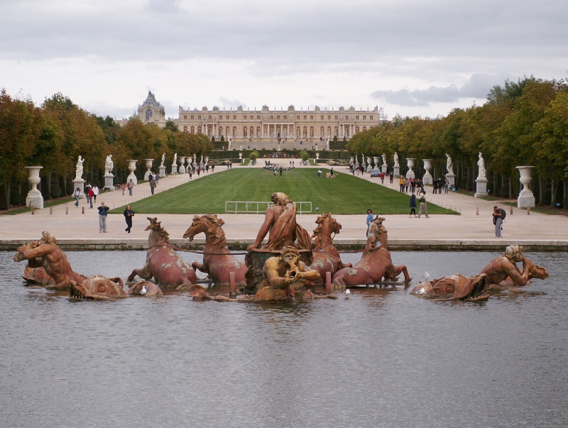 Zahrady ve Versailees.