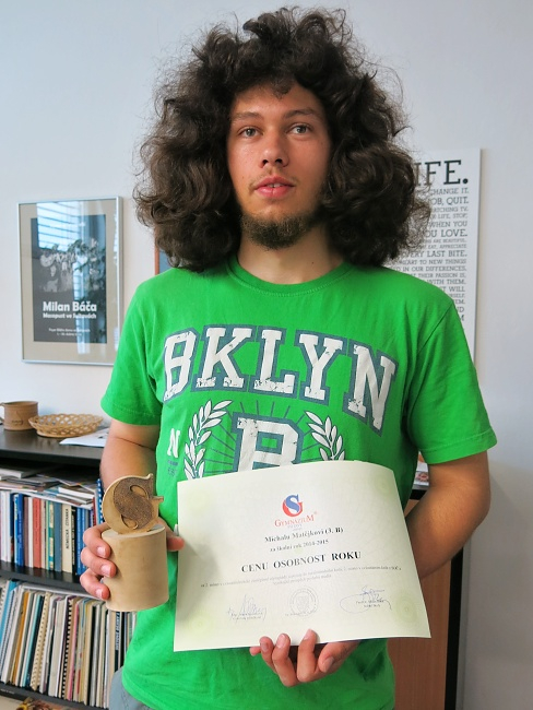 M. MatÄ›jka osobnostà roku 2014-2015 (Å¡kolnà ocenÄ›nÃ)