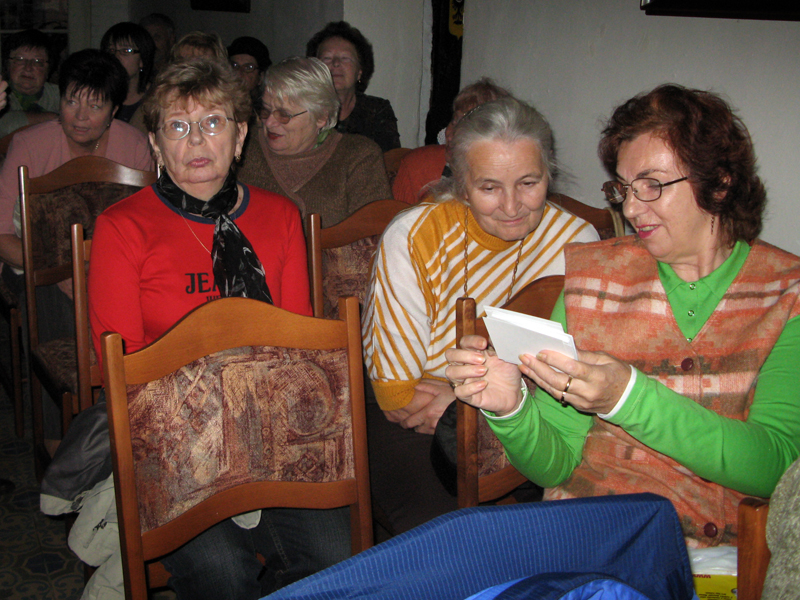 PosluchaÄi U3V (postgraduálnÃho studia) pÅ™i pÅ™ednášce JiÅ™iny Å iklové 18. 10. 2007.