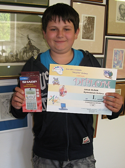 J. Olšán po vÃtÄ›zstvà ve fyzikálnà olympiádÄ›.